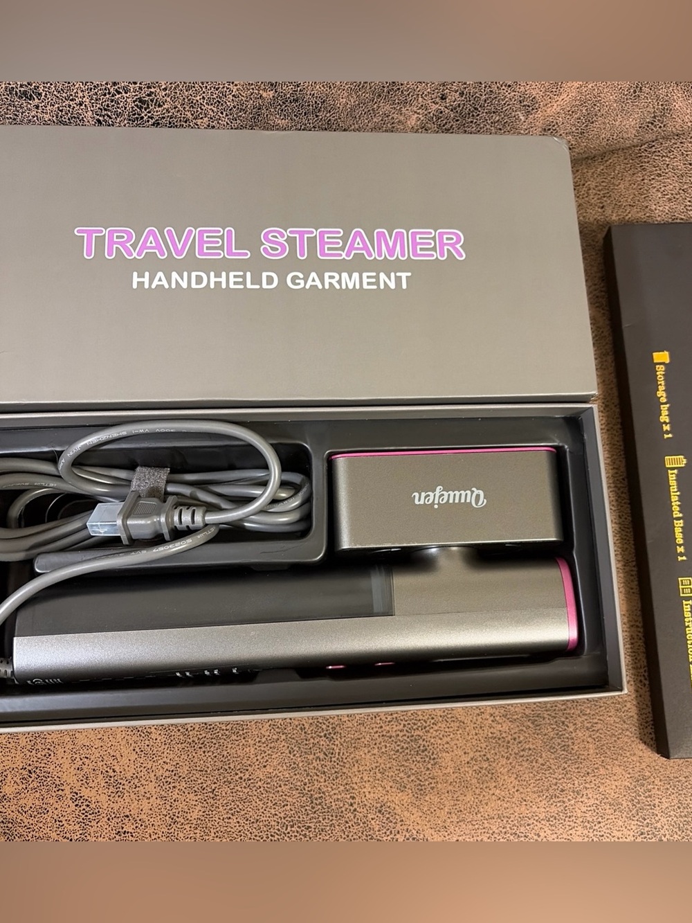 Travel Steamer Iron for Clothes -100V-240V Portable Iron, 15s Fast